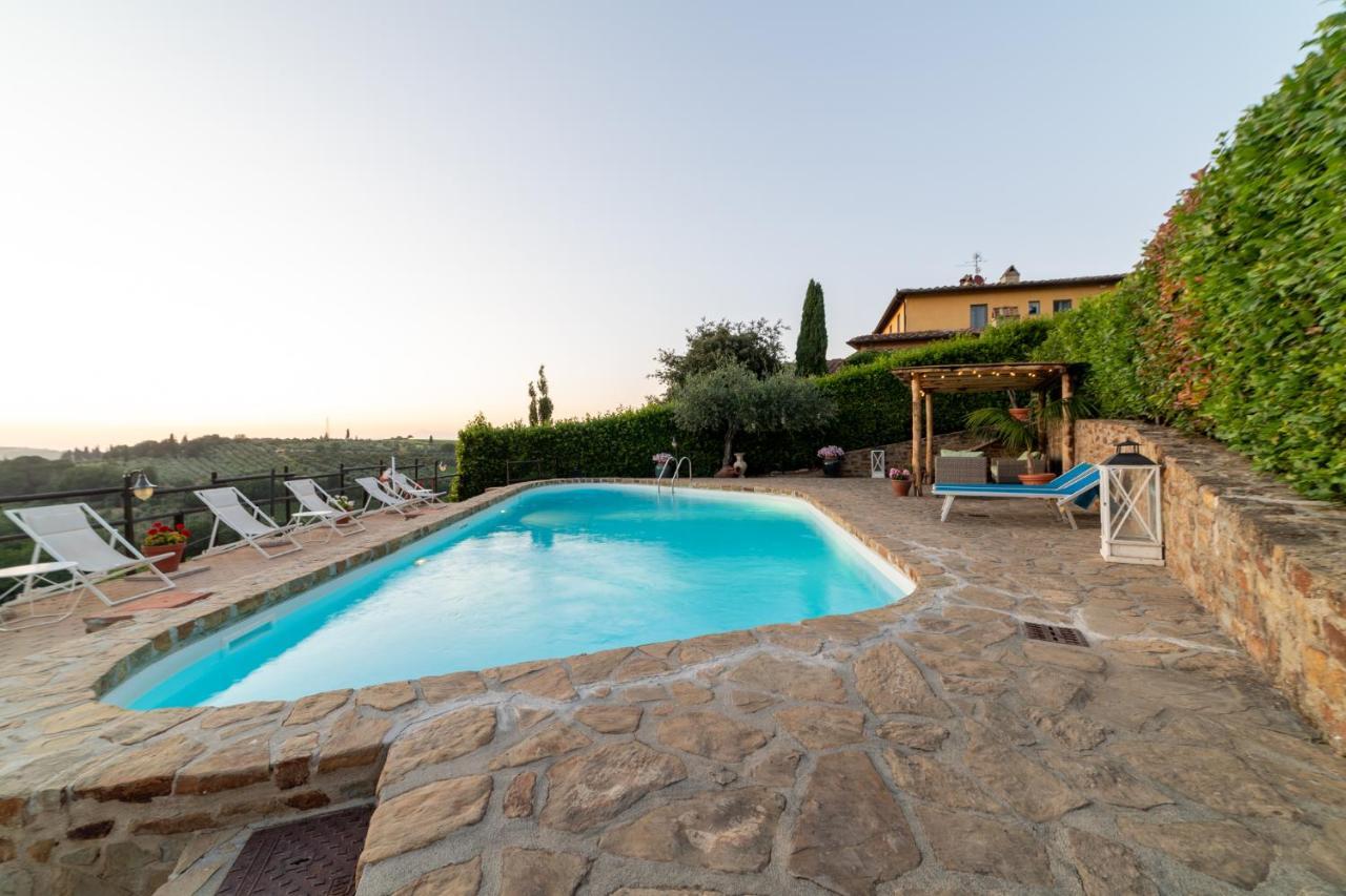 Podere Vergianoni Immerso Nelchianti Con Piscina Tavarnelle Val di Pesa Bagian luar foto